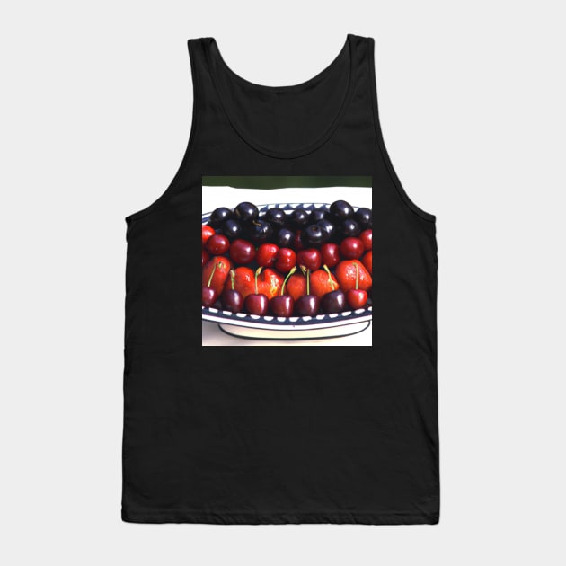 cherry size chart Tank Top by tearbytea